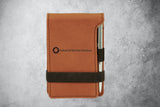 Mini Leather Notepad W/ Pen